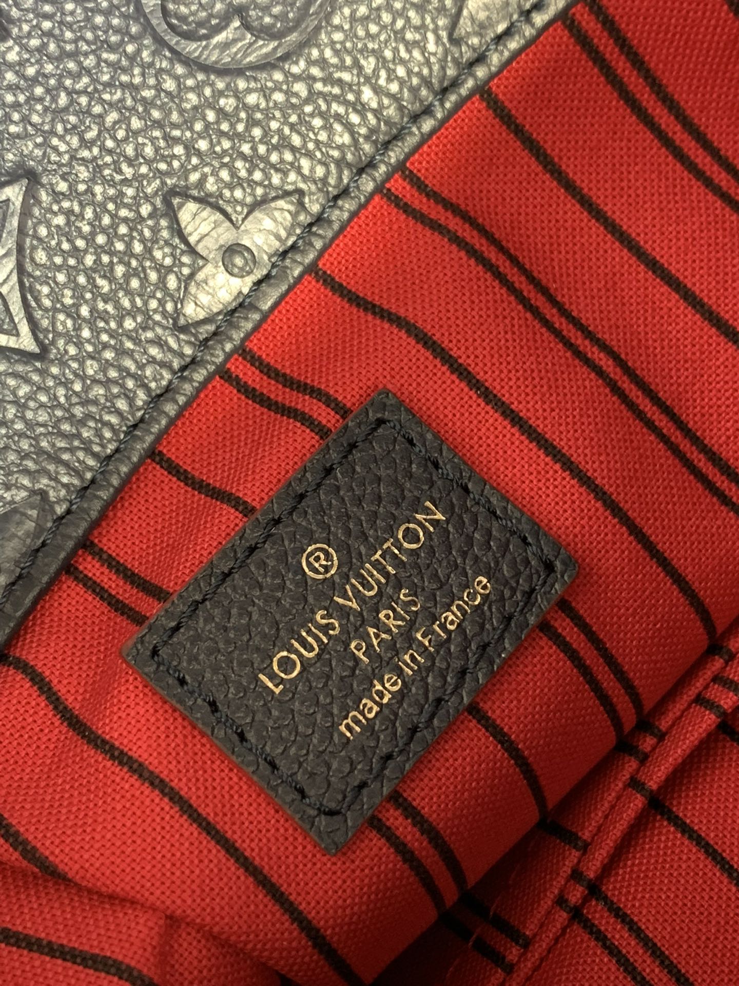 l0*is V*t0n artsy handbag-navy blue-47*32*22cm