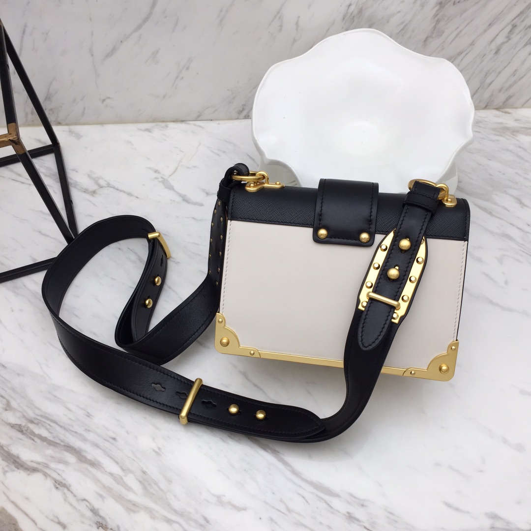 Pra*a 1bd045 leather cahier bag-1bh082-20x14x8.5cm