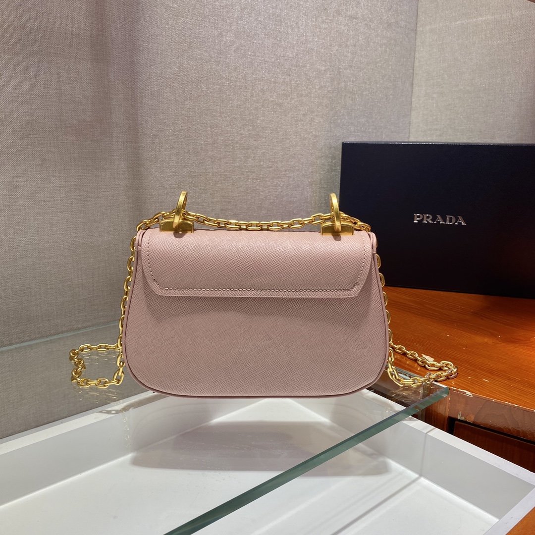 Pra*a saffiano chain bag1bd275-22*14*7cm