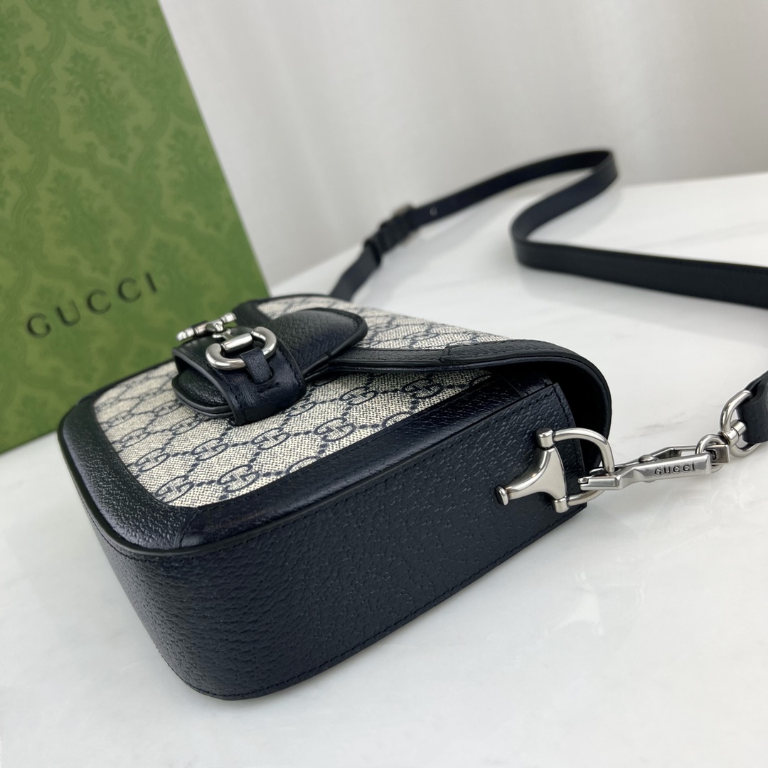 G*u*i 1955 horsebit shoulder bag-25*18*8cm