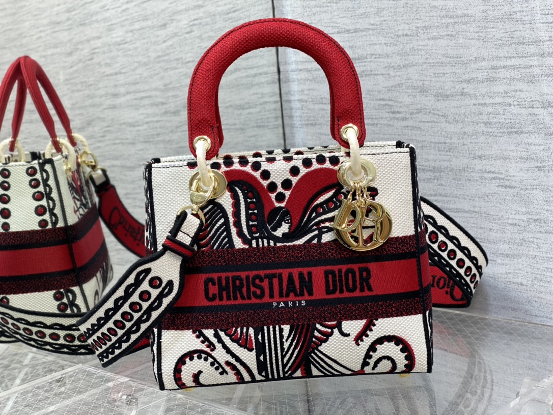 lady D*or handle bag-24cm