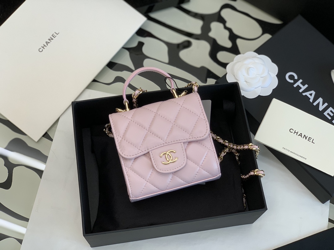 Ch@nel Mini Cosmetic Bag-11*11*4CM