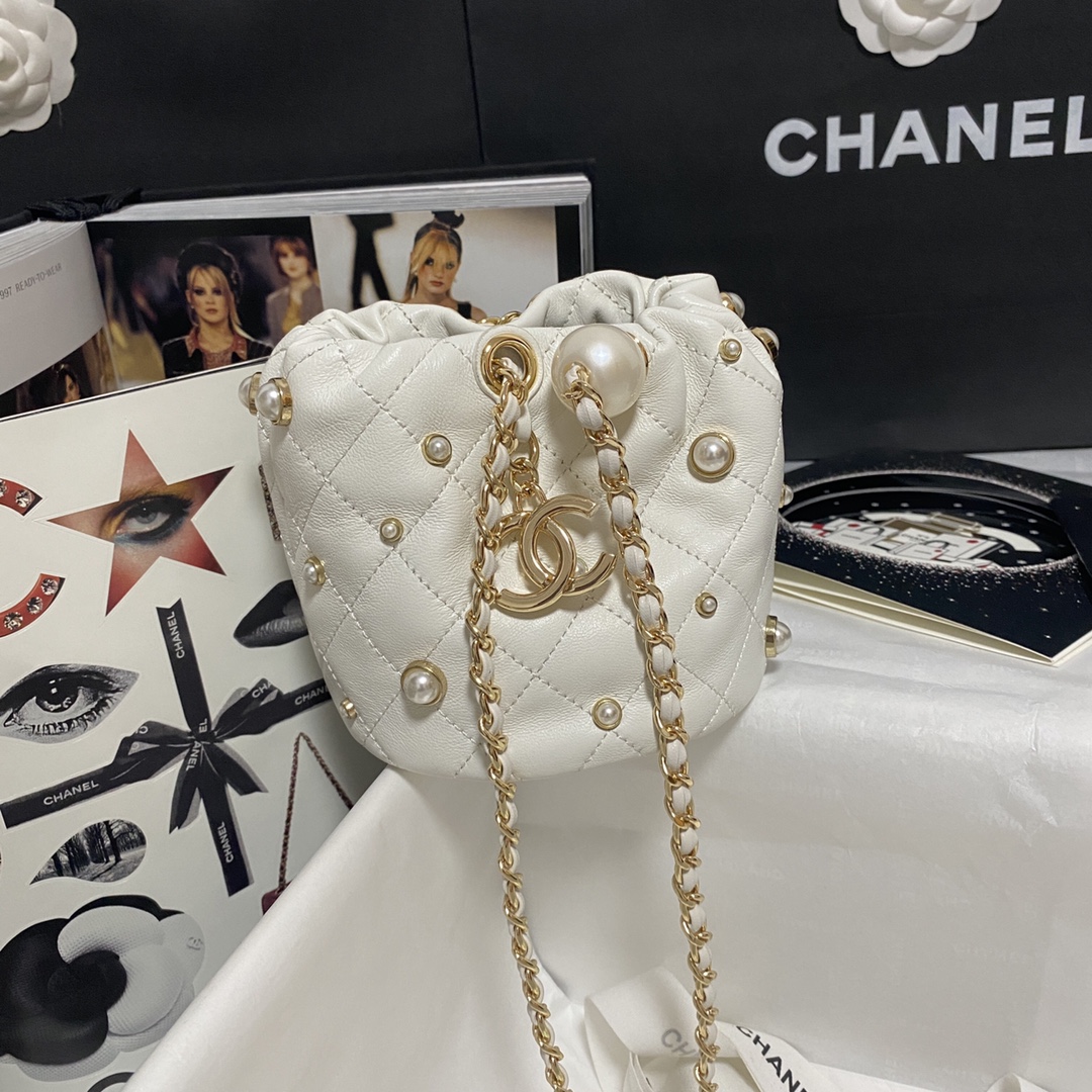 Ch@nel Cosmetic Bag-12×12×12CM