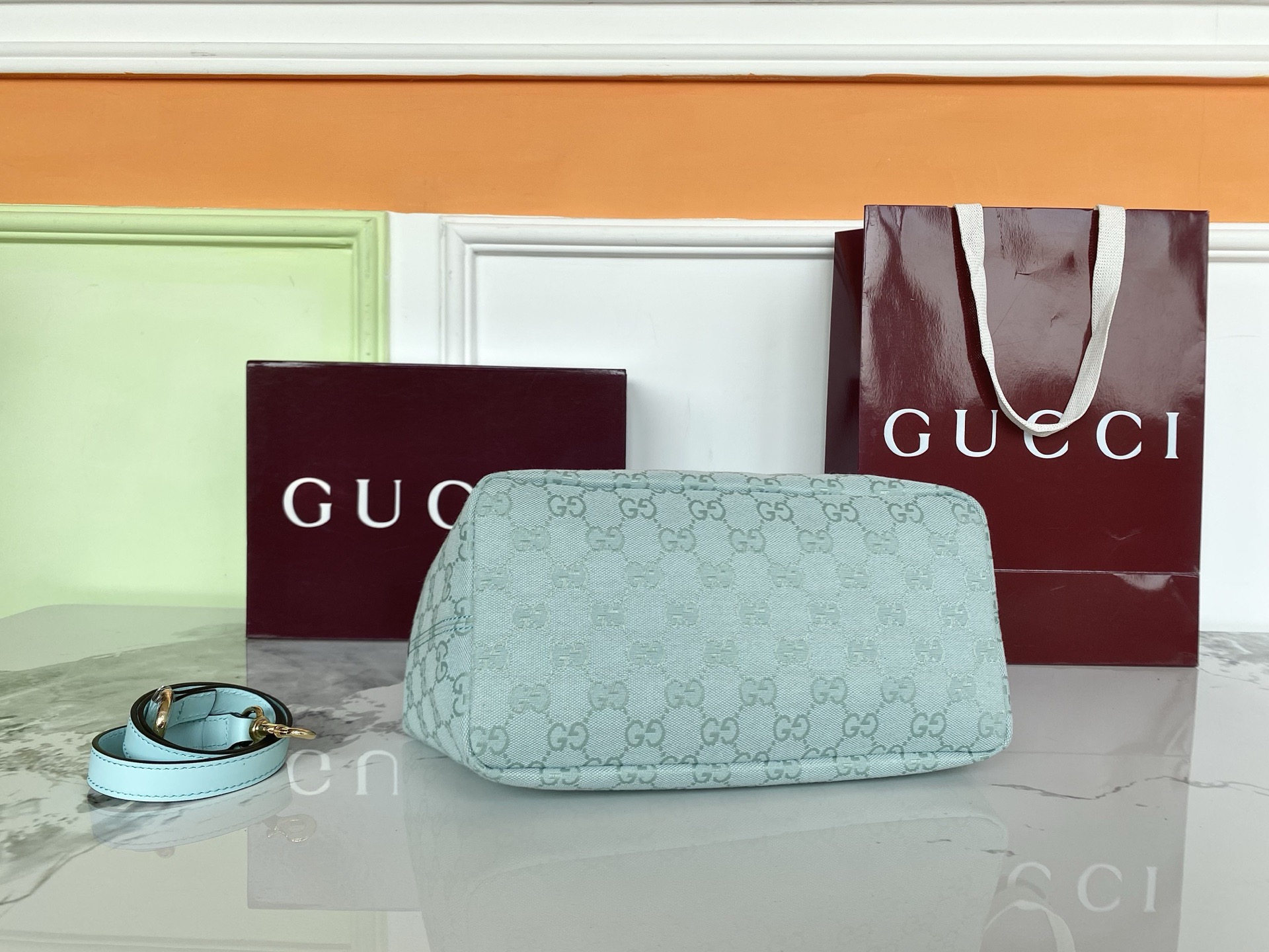 Gvc*1 Vanity Medium Top Handle Bag -19*10*9CM