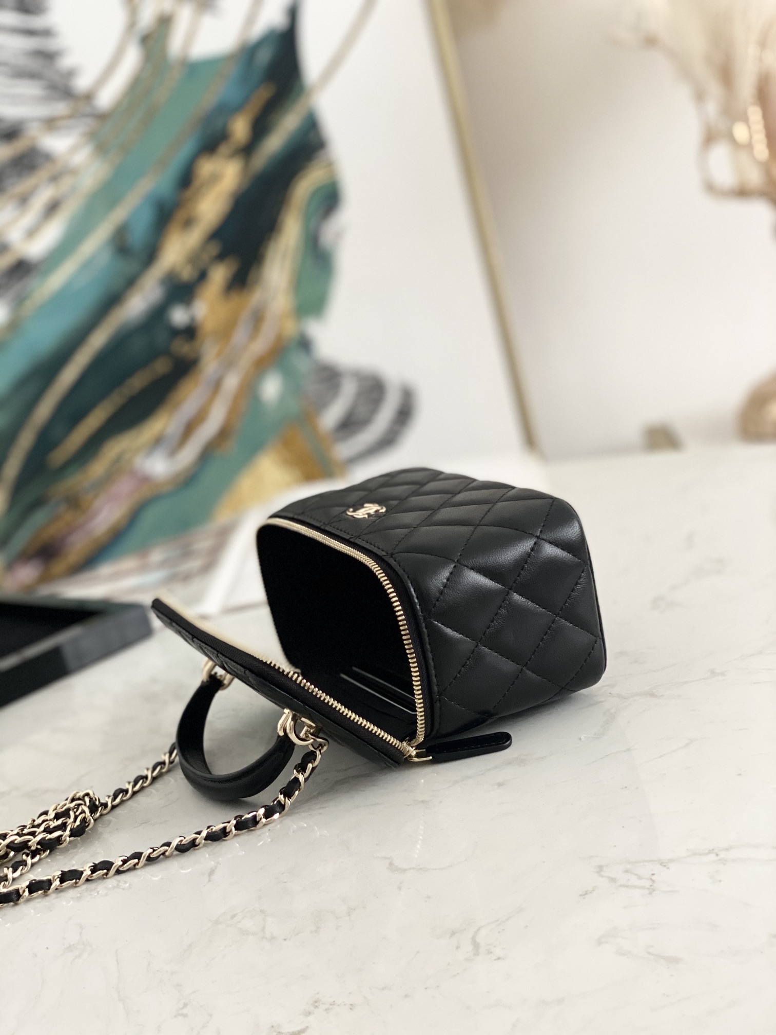 Ch@nel Cosmetic Bag-9.5*17* 8CM