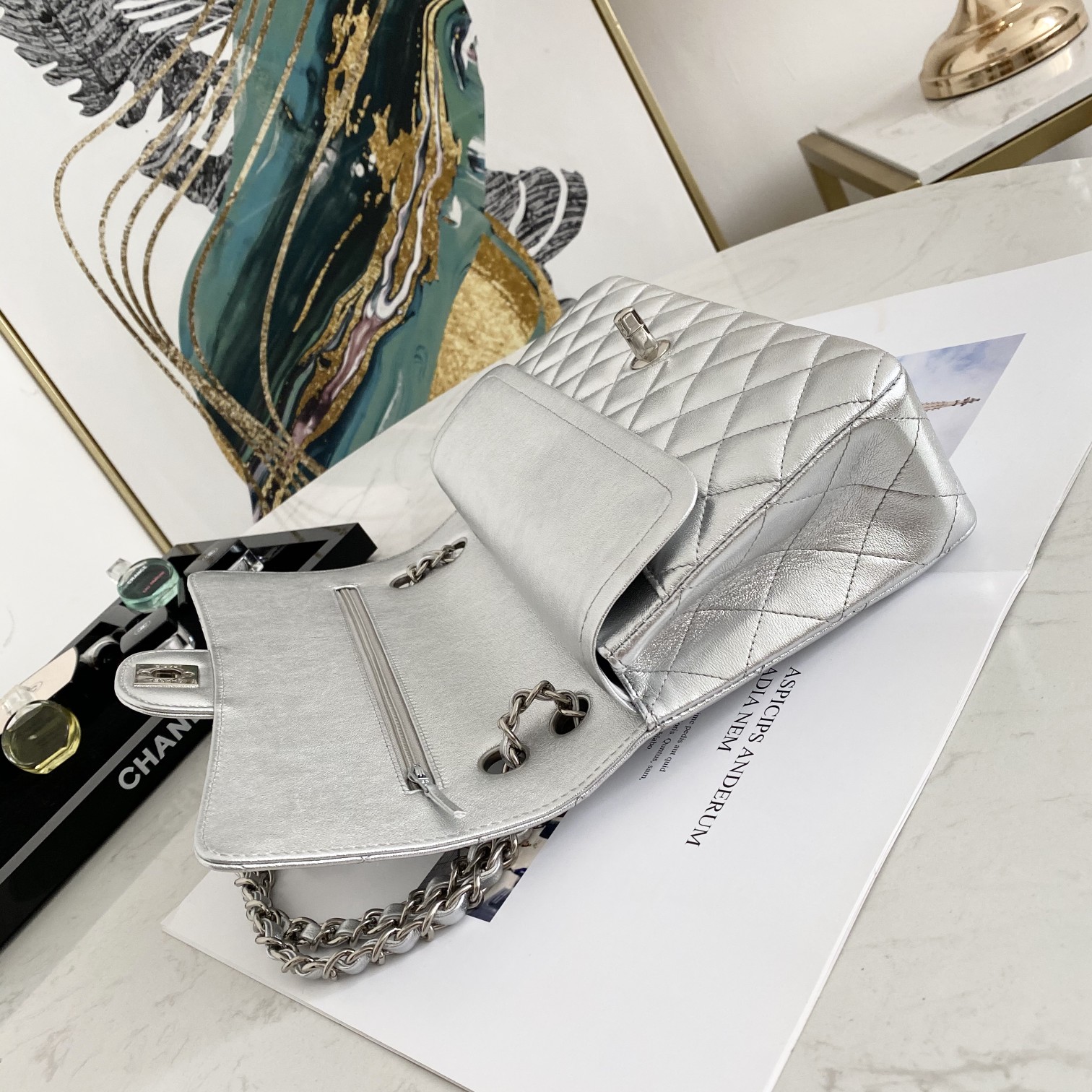 Ch@nel Flap Bag-25CM