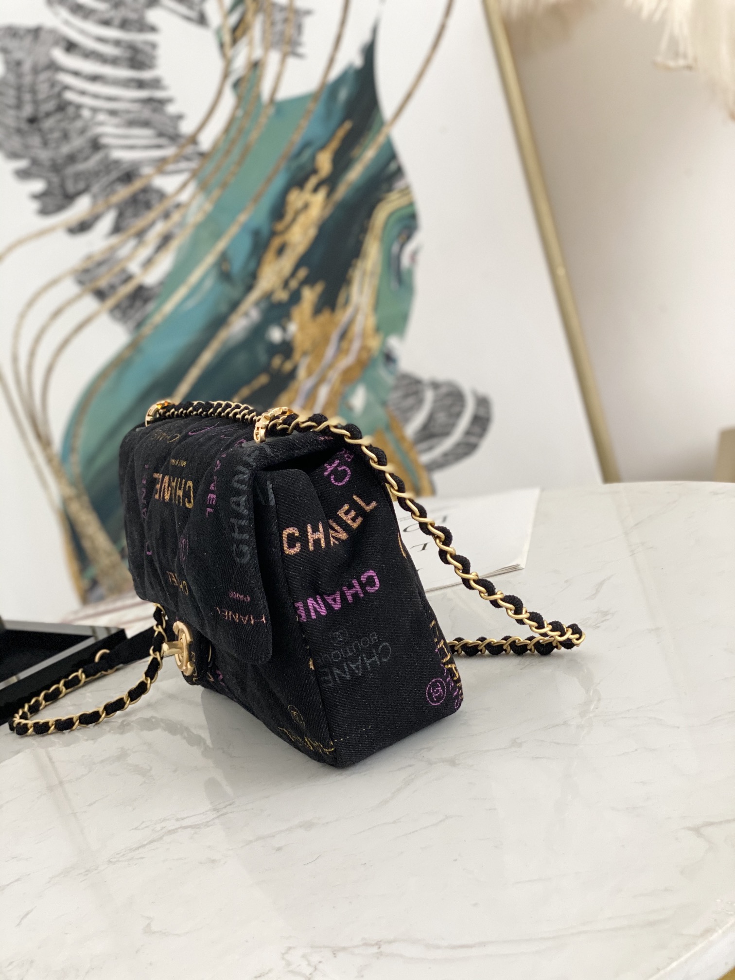 Ch@nel Flap Bag-16×28×6CM