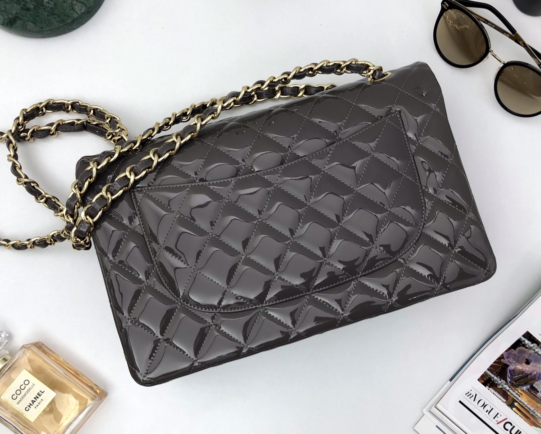 Ch@nel Flap Bag-Gold Hardware-30CM