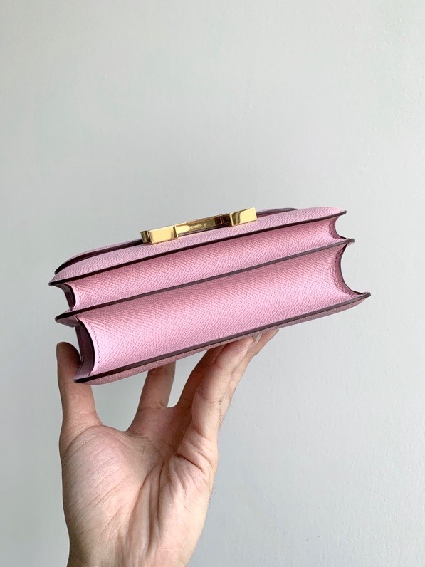 H**mes constance epsom leather-19cm