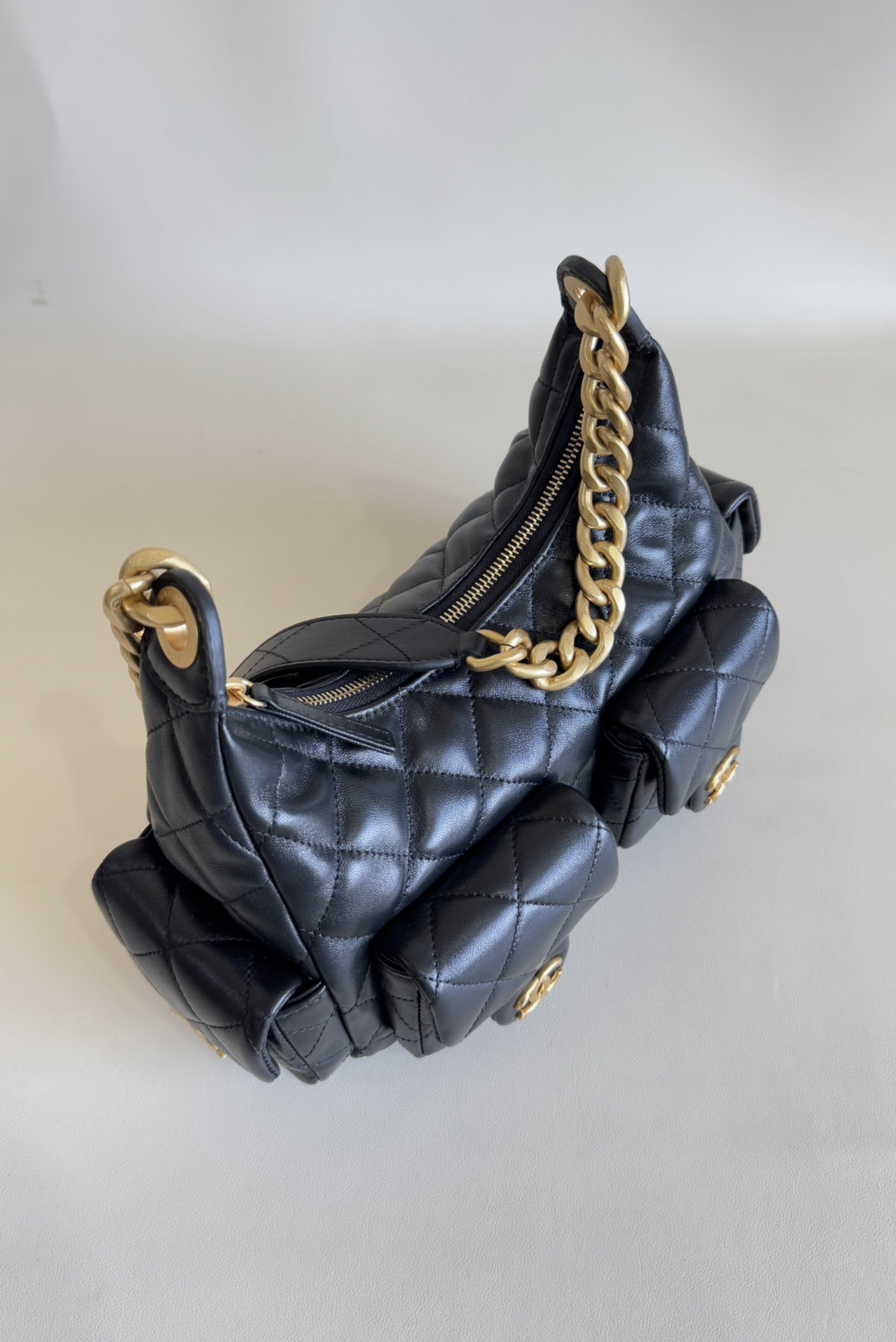 Ch@nel 2025SS Hobo Bag-33*15*30CM