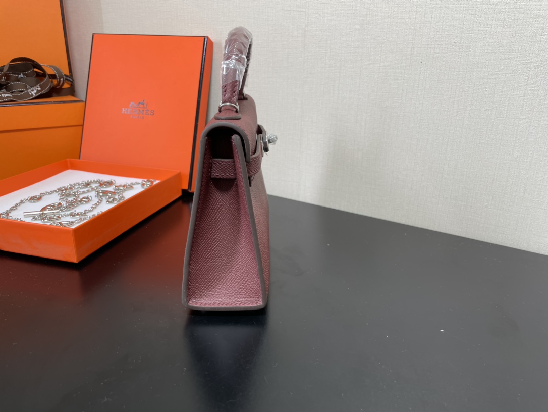 H**mes kelly-gold&silver hardware-19cm