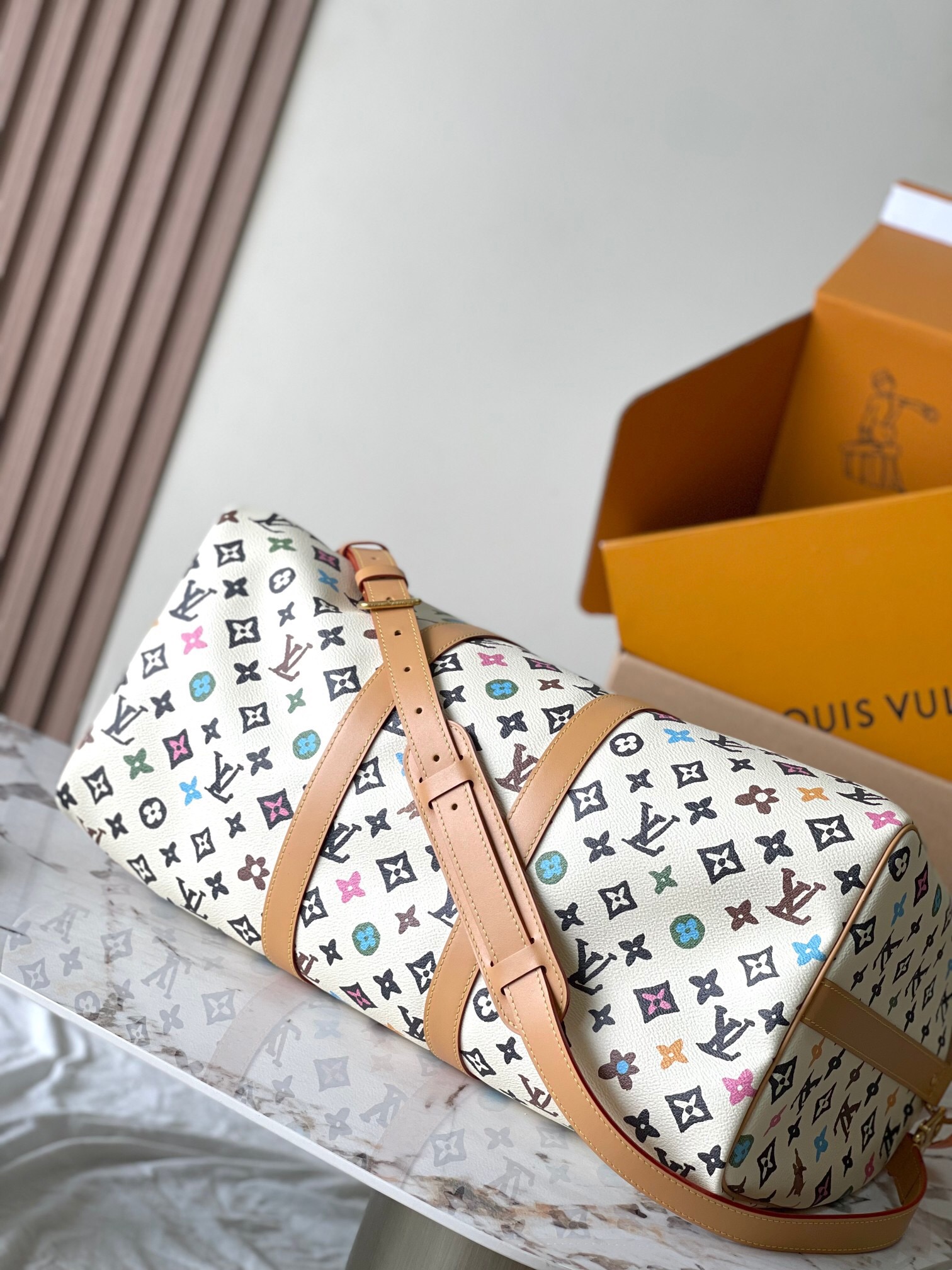 L0vis Vvtt0n by Tyler, the Creator Keepall Bandouliere 45 -45 x 27 x 20CM