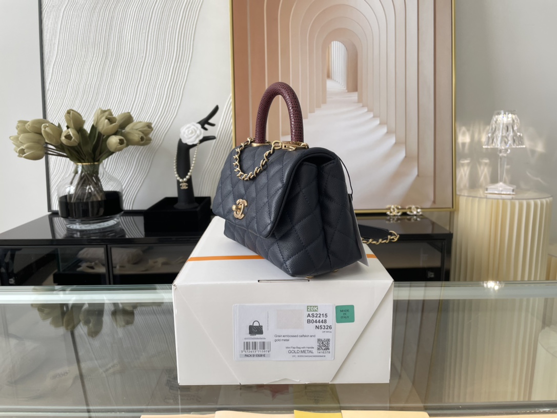 Ch@nel Coco Handlebag-13*19*9CM