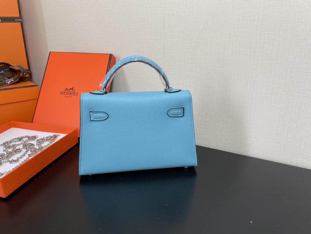 H**mes kelly-gold&silver hardware-19cm