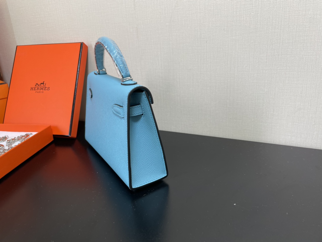 H**mes kelly-gold&silver hardware-19cm