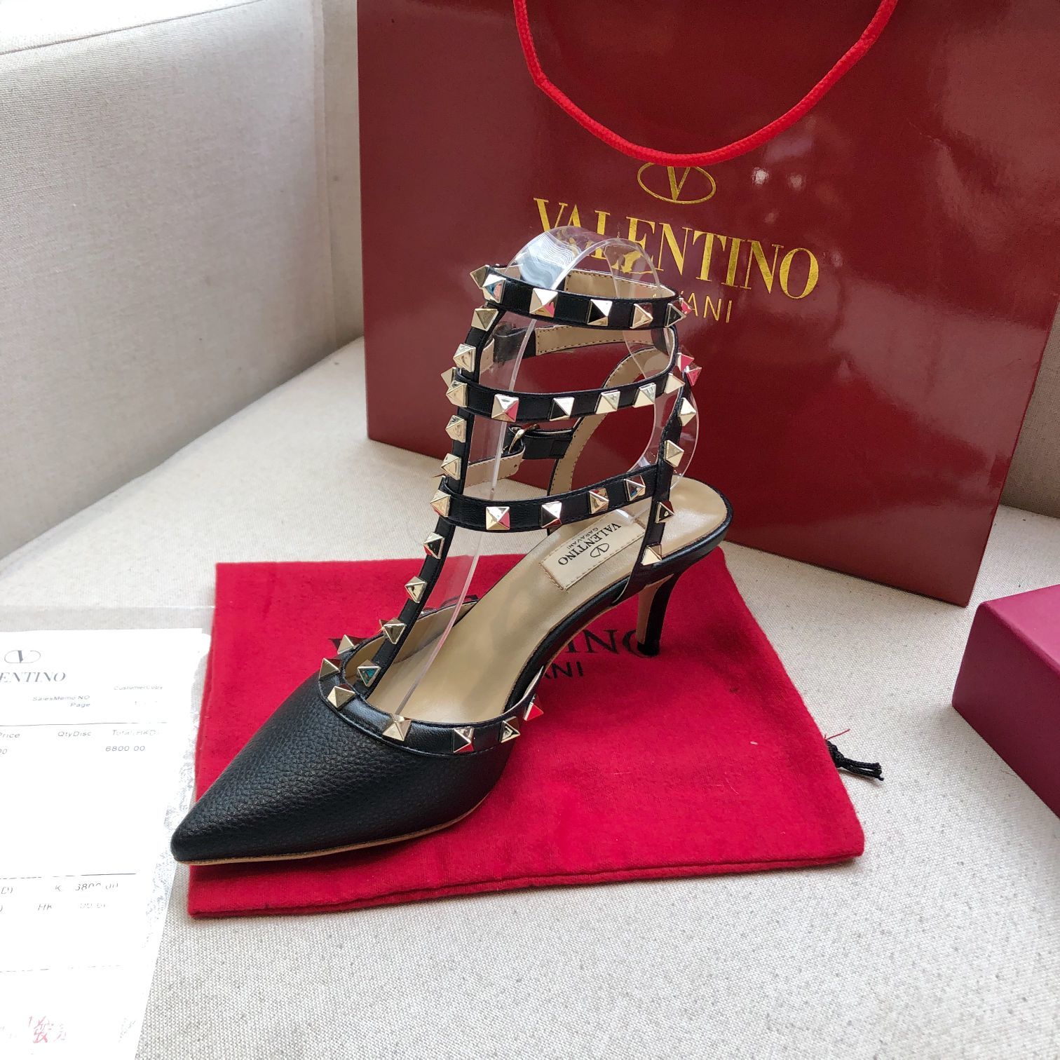 Valentino Heels-Patent Leather-9.5CM