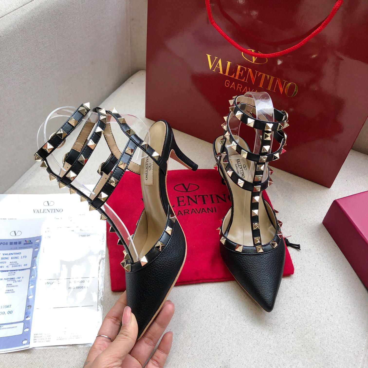Valentino Heels-Patent Leather-9.5CM