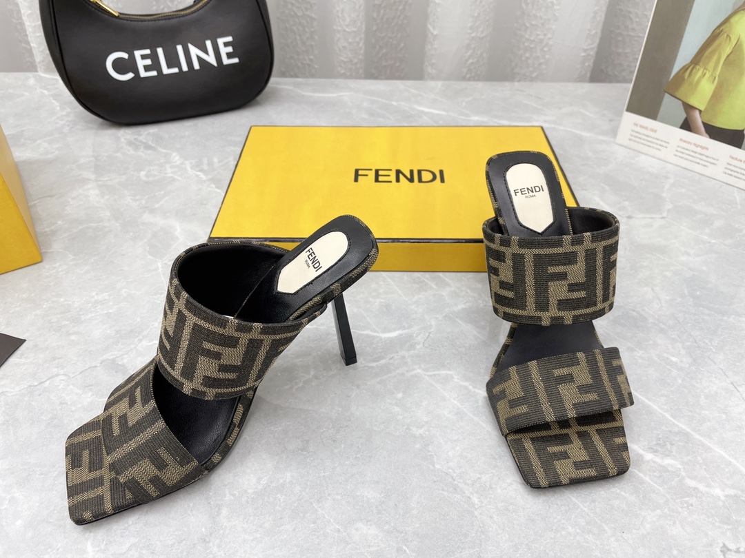versace&F**di 2022ss sandals-10cm(eu35-41)