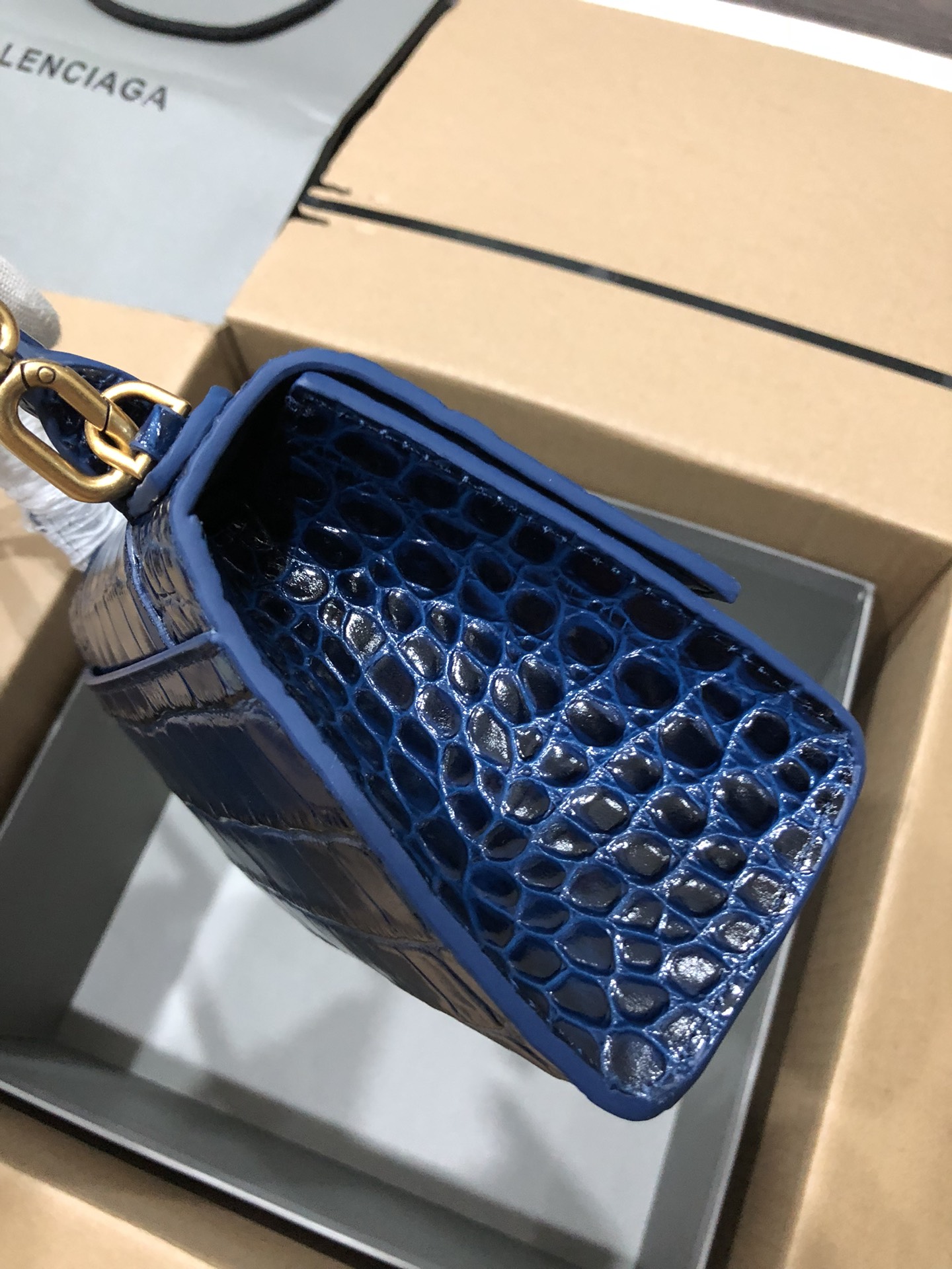 Ba*len*cia*ga small hourglass bag-13*8*19cm