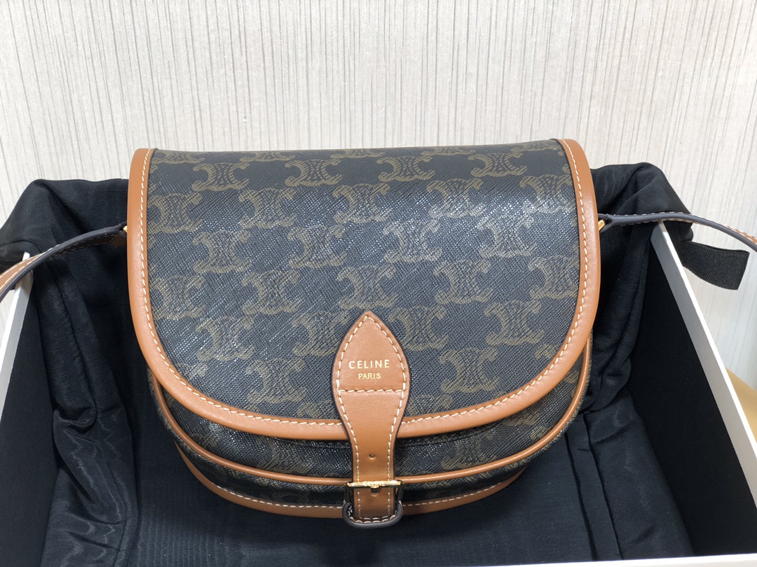 Celin Folco Triomphe Bag-18 X 17 X 6.CM