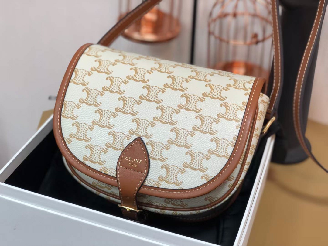 Celin Folco Triomphe Bag-18 X 17 X 6.CM