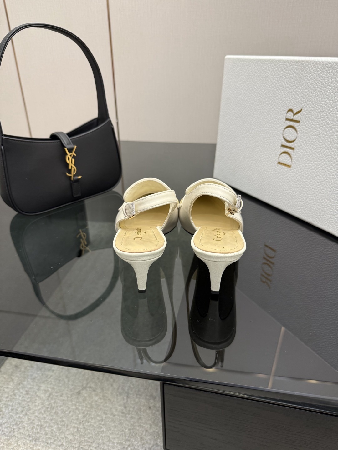 D*or Boy Leather Slingback Pump-5/8CM