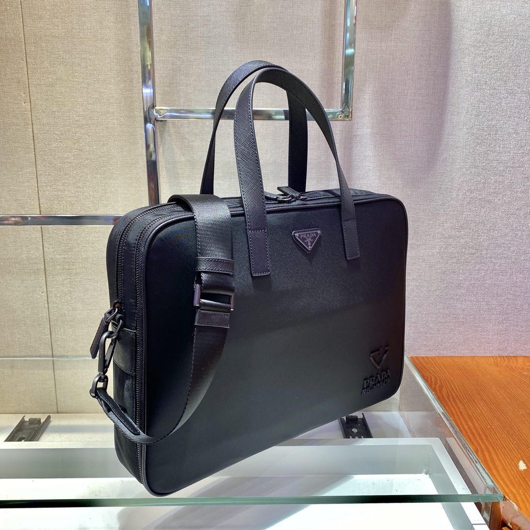 Pra*a 2ve005 briefcase -38*28*6.5cm