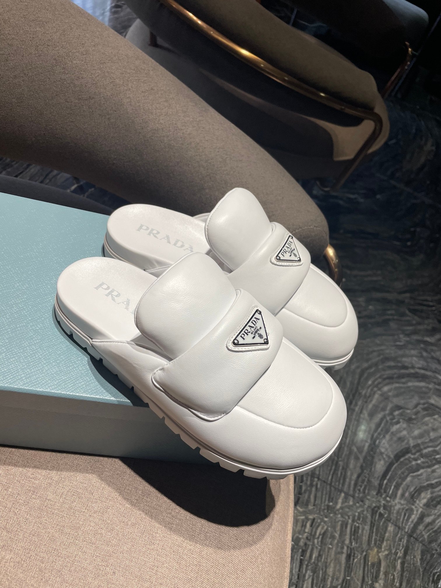 Pra*a boots 2023ss-3cm