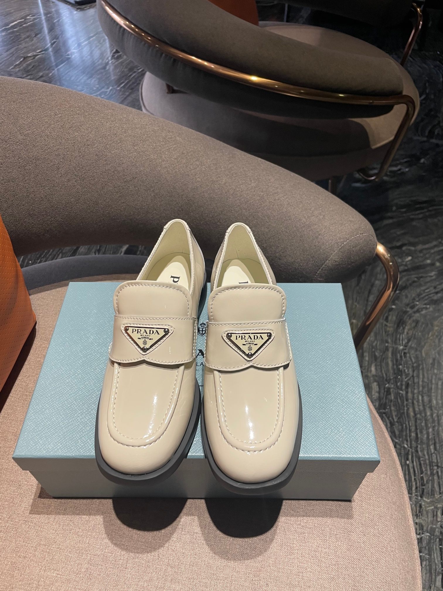 Pra*a boots 2023ss-3cm