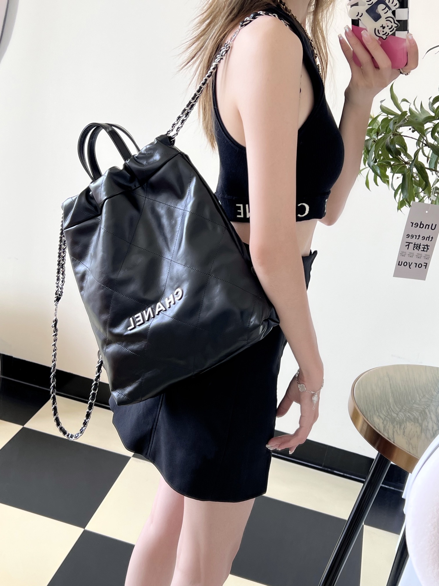 Ch@nel Backpack-29*34*10.5CM