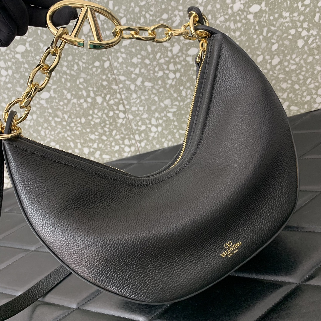 Valentino Garavani Vlogo MoonHobo Tote-29x23x11CM