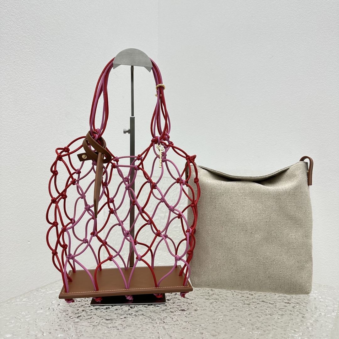 Jacquemus Mesh Beach Tote Bag-23*42*11.5CM