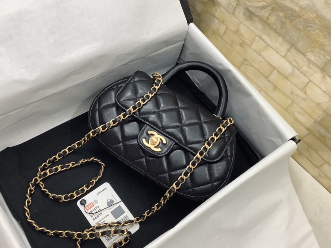 Ch@nel 2024SS Grip Mini Bag-11.5*20.5*5.5CM