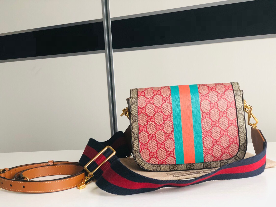 G*u*i 1955 horsebit shoulder bag-20.6*14.4*5.1cm