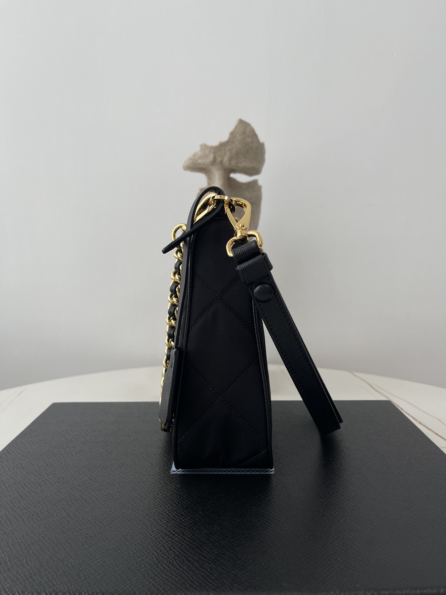 Pra*a nylon 1bc204b hobo bag-23*17*6.5cm