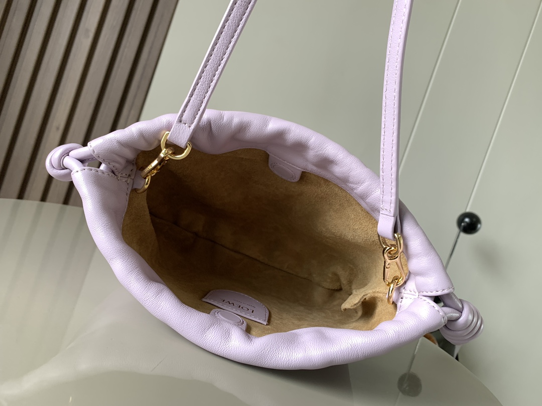 L0ew* mini flamenco purse bag-23*17*5.5cm