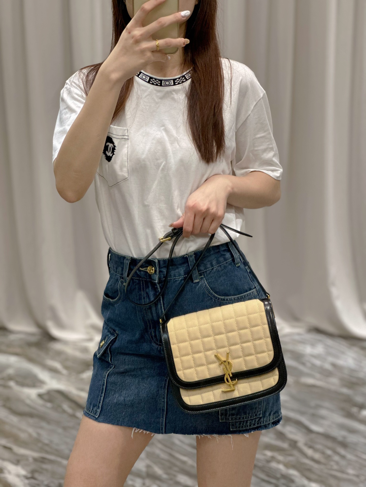 Y*L solferino box bag-23×16×6cm