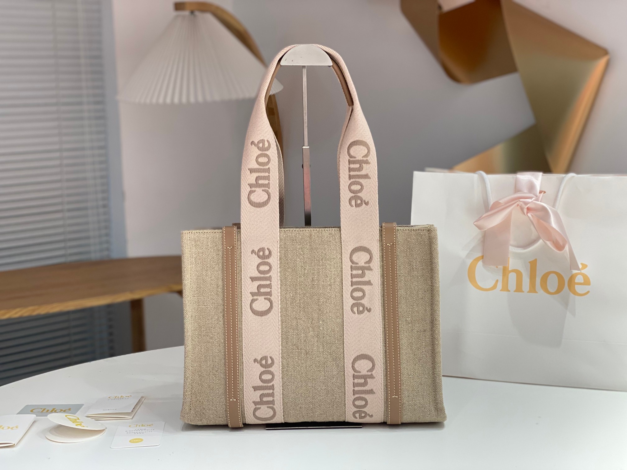 Chloe Woody Tote Bag