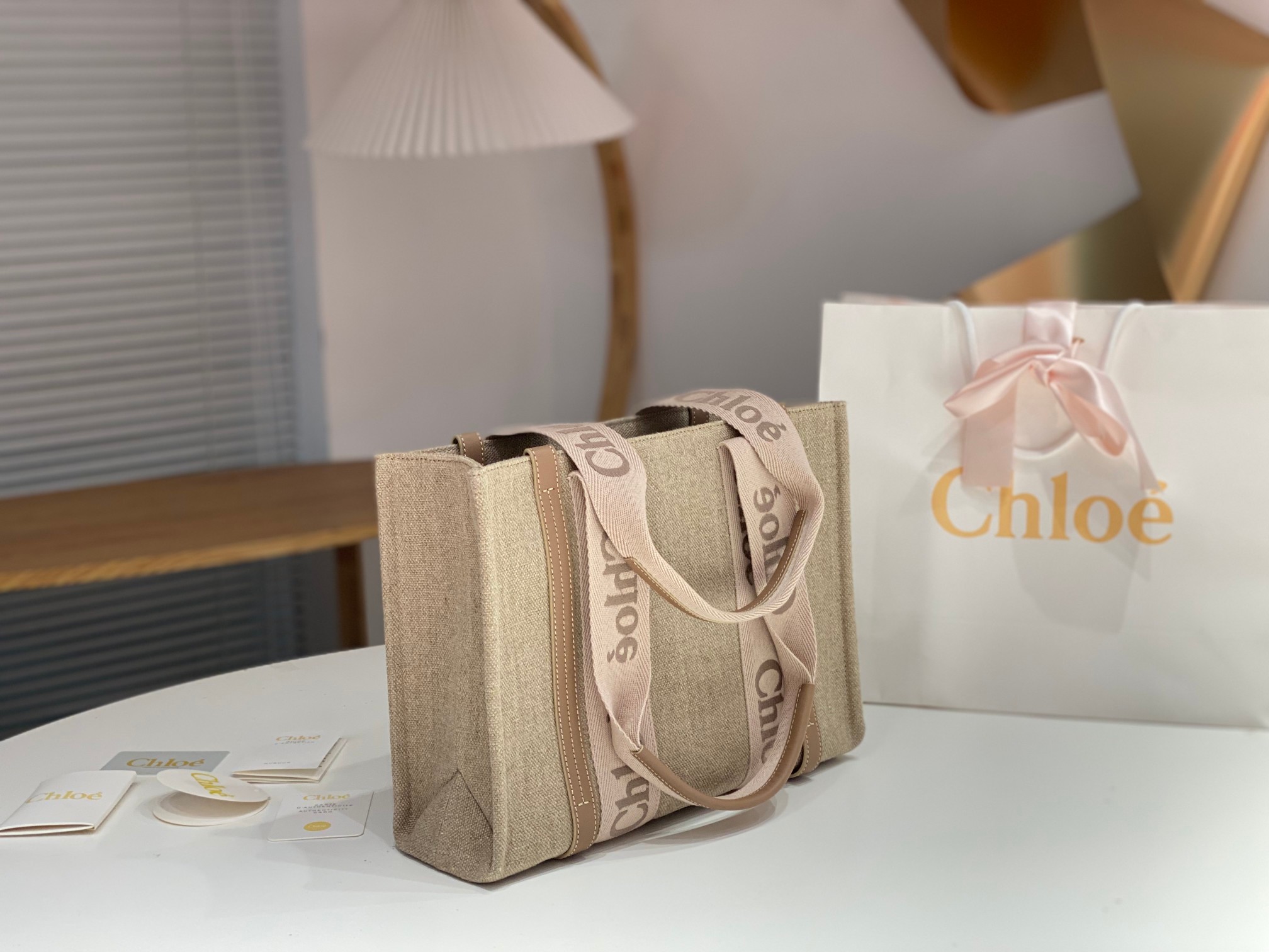 Chloe Woody Tote Bag