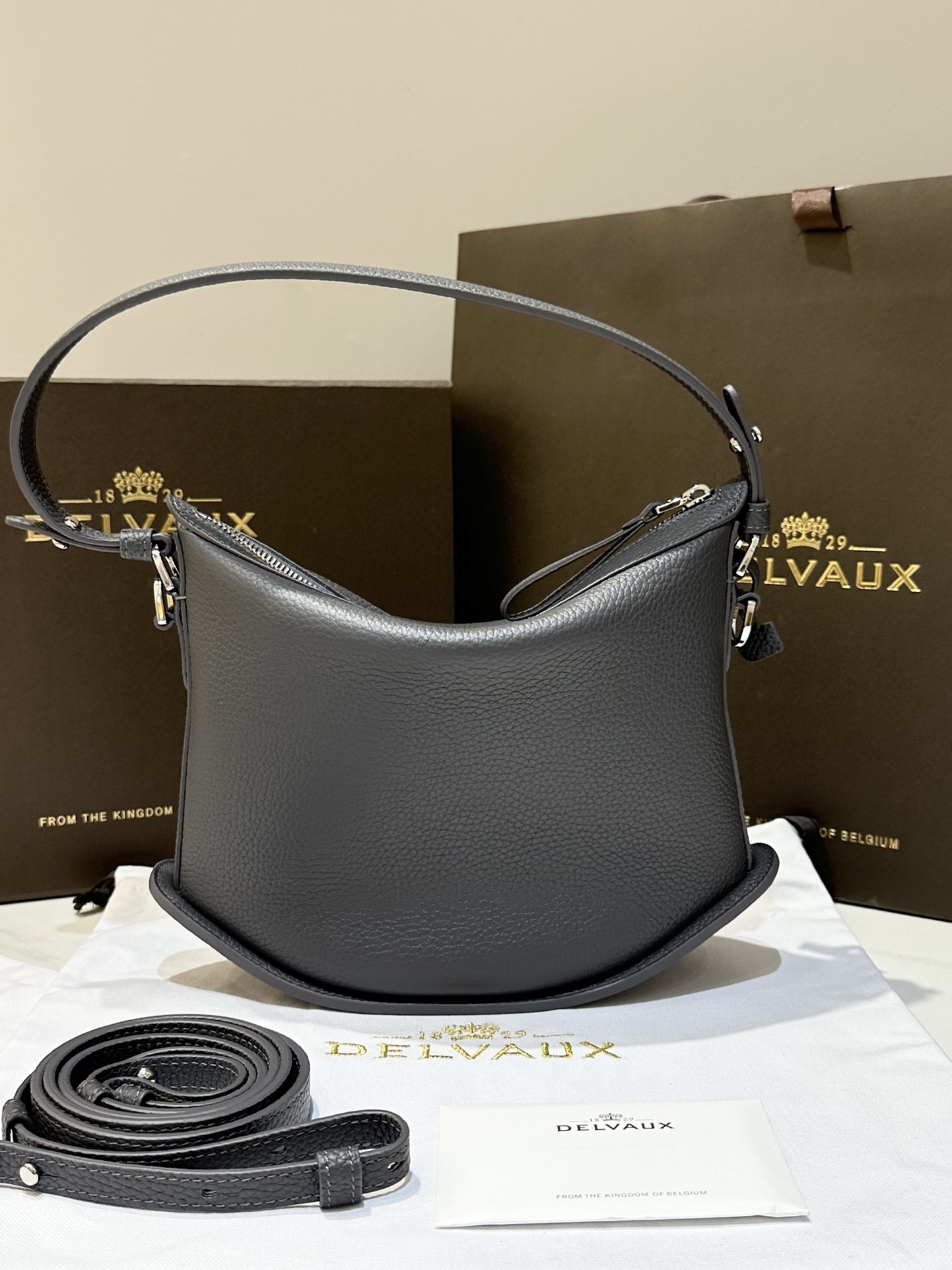 Delvaux Pin Swing Tote-29*9*20CM