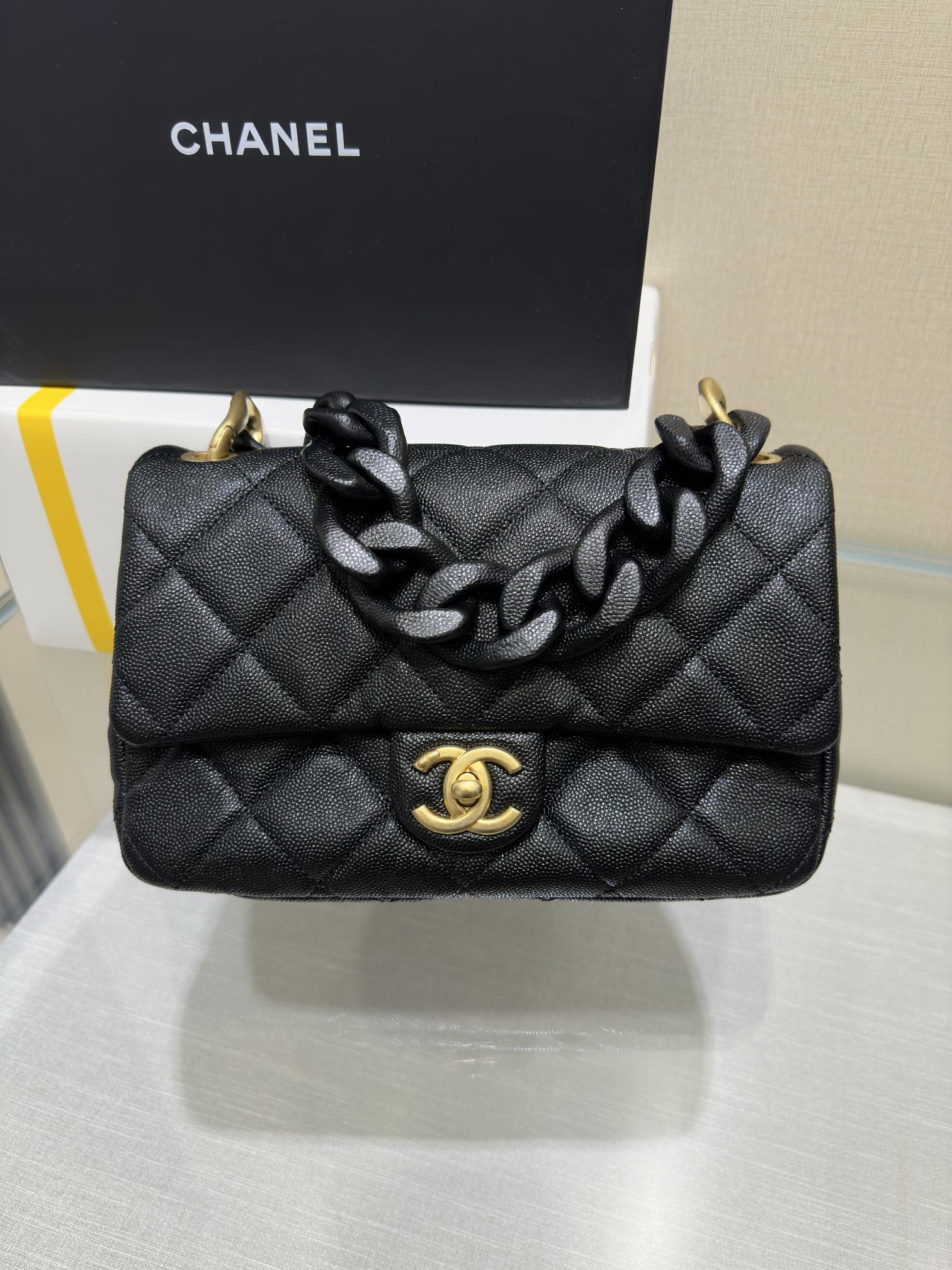 Ch@nel Flap Bag-22x6x15CM