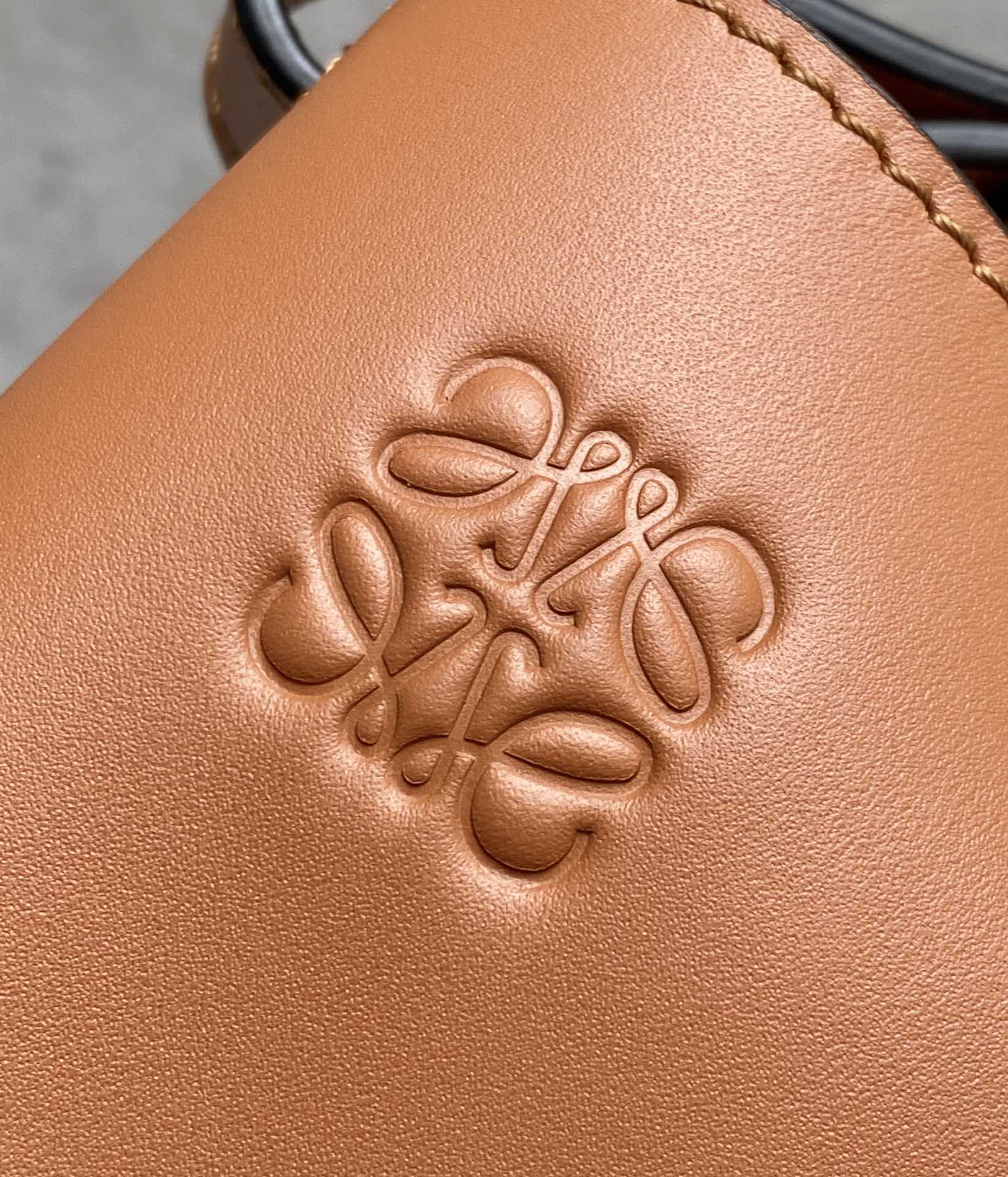 L0ew* puzzle gatedual bag-25*19*11.5cm