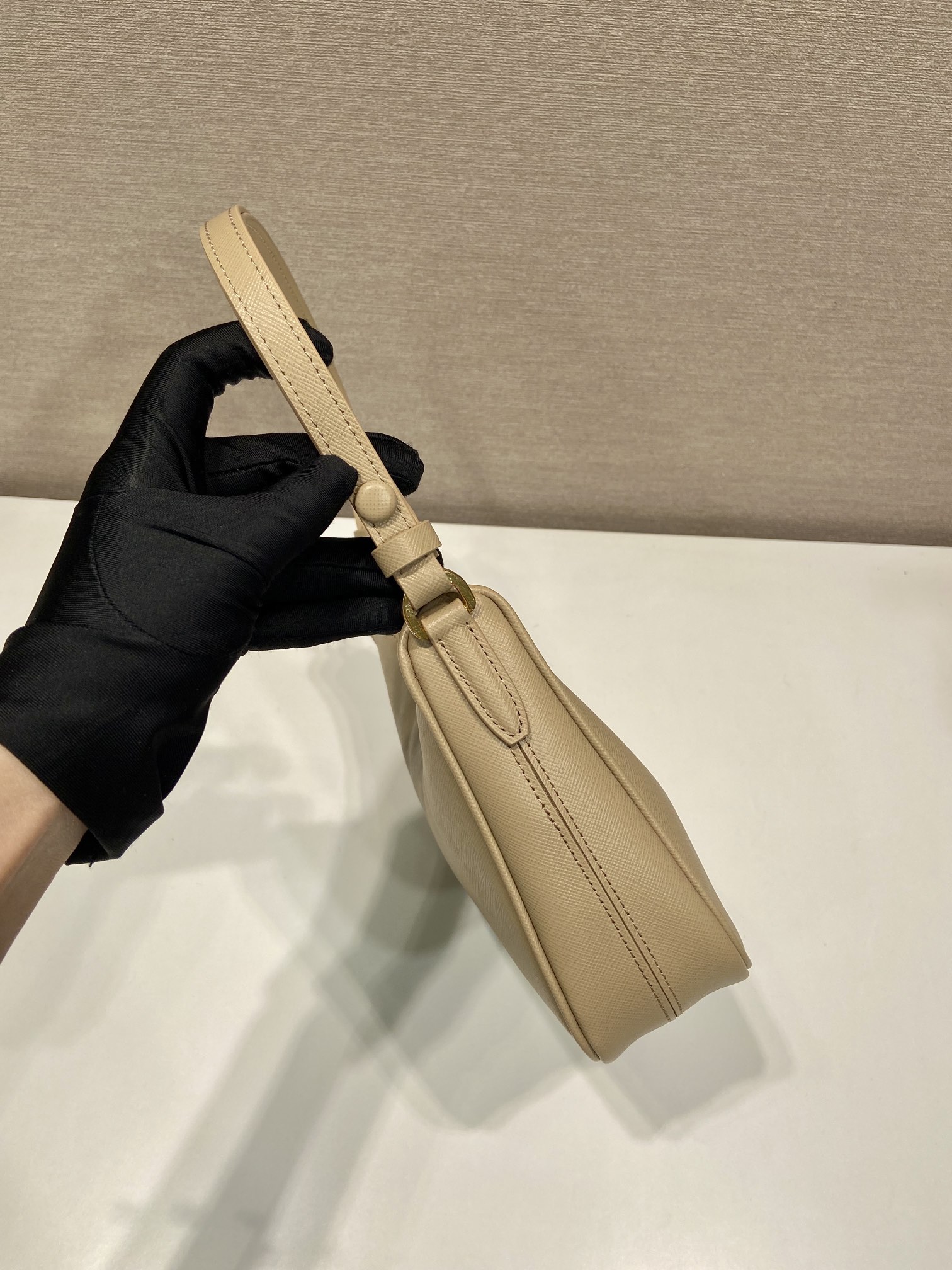 Pra*a nylon 1bc204b hobo bag-23*17*6.5cm