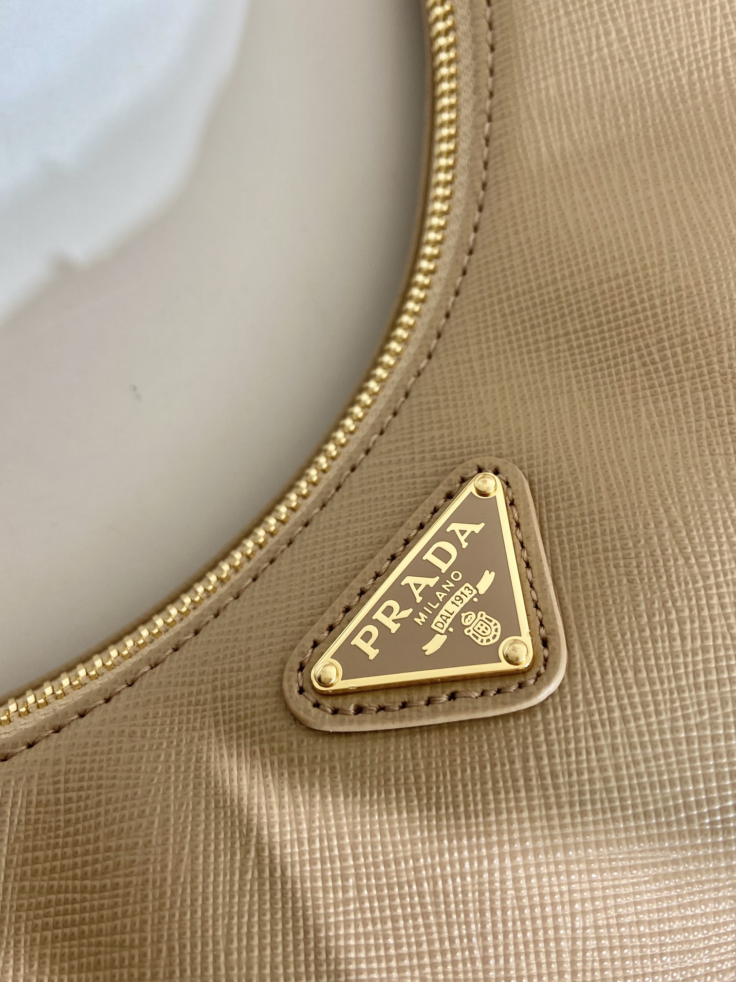 Pra*a nylon 1bc204b hobo bag-23*17*6.5cm