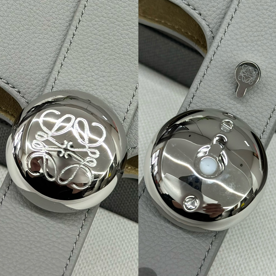 L0ew* mini pebble bucket bag-16*16*19.5cm