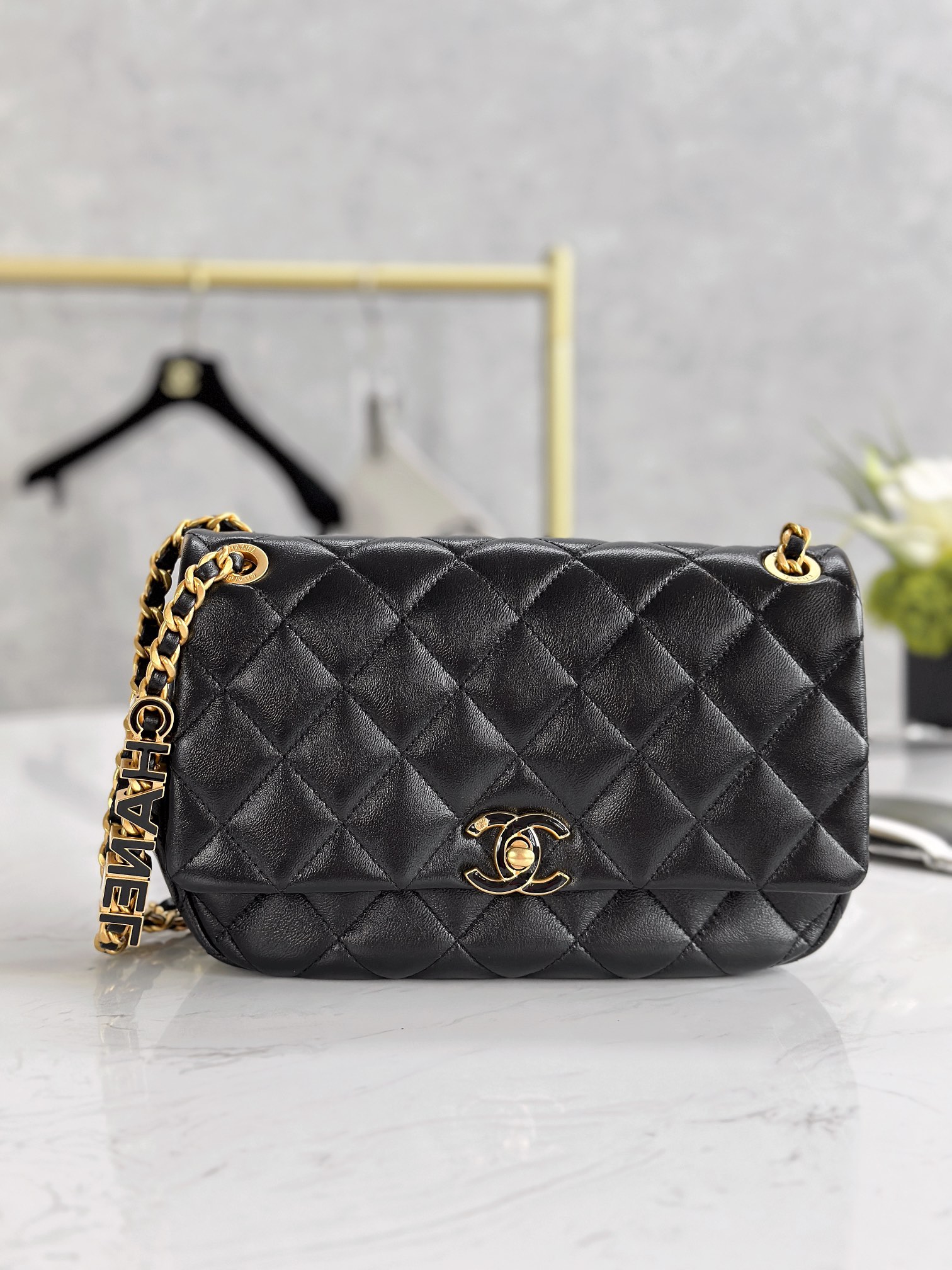 Ch@Nel Flap Bag-15.5*23*8.5CM