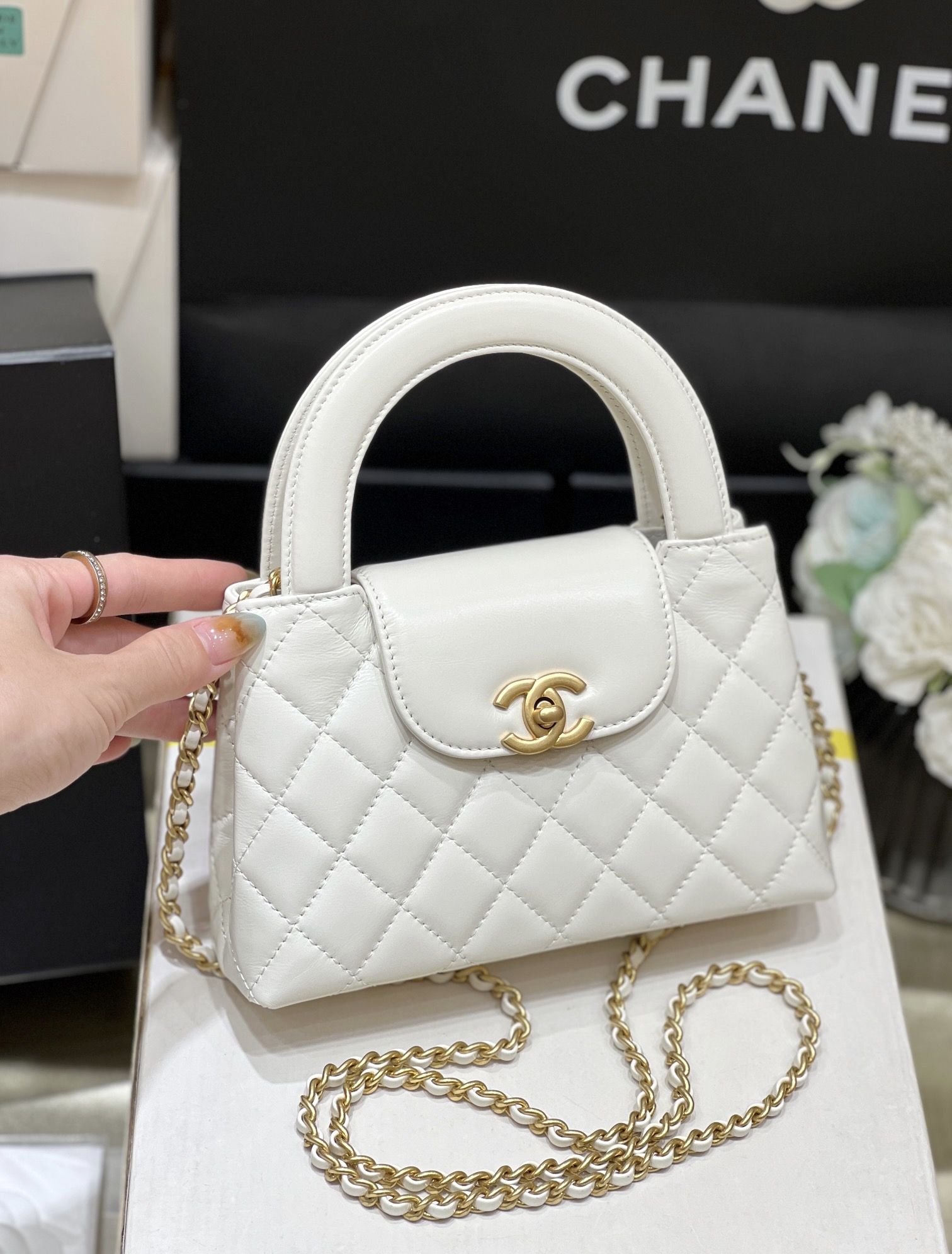 Ch@Nel Kelly Chain Bag-13*19*7CM