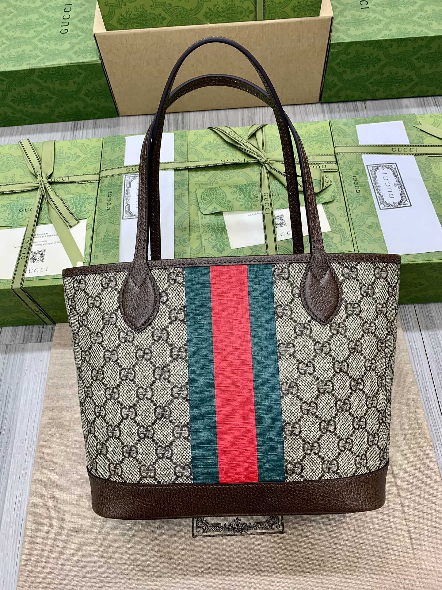 G*u*i ophidia tote bag-25 x 22 x 12m