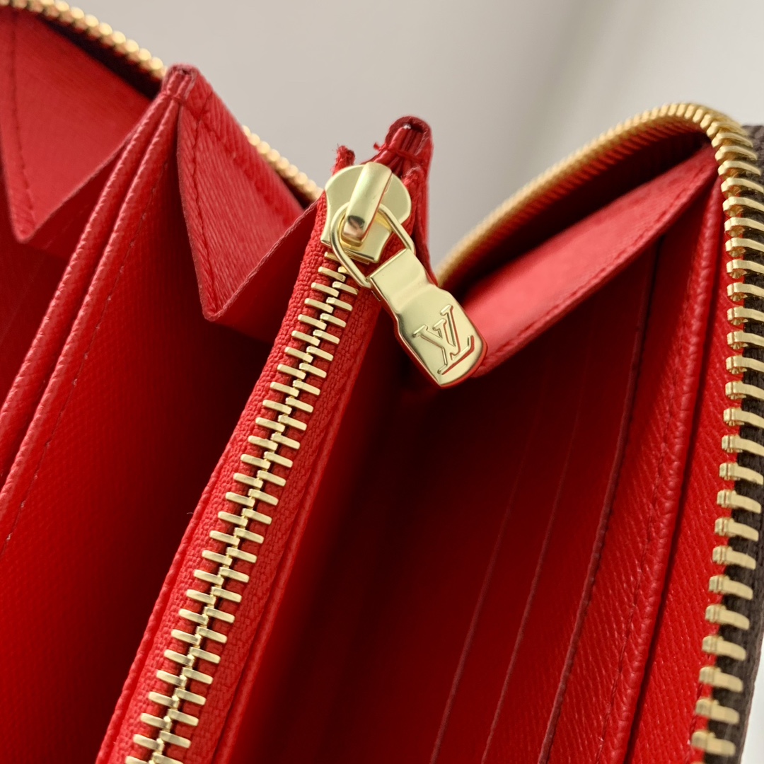 l0*is V*t0n zippy wallet n40675-19.5x10cm