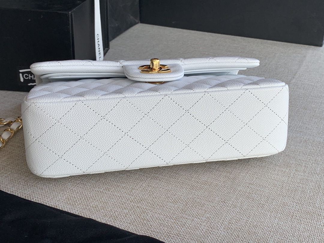 Ch@nel Flap Bag-Caviar-23CM